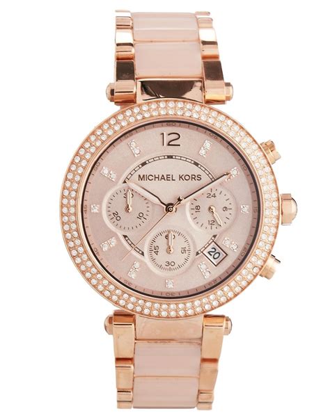 michael kors parker rose gold watch review|michael kors sunglasses rose gold.